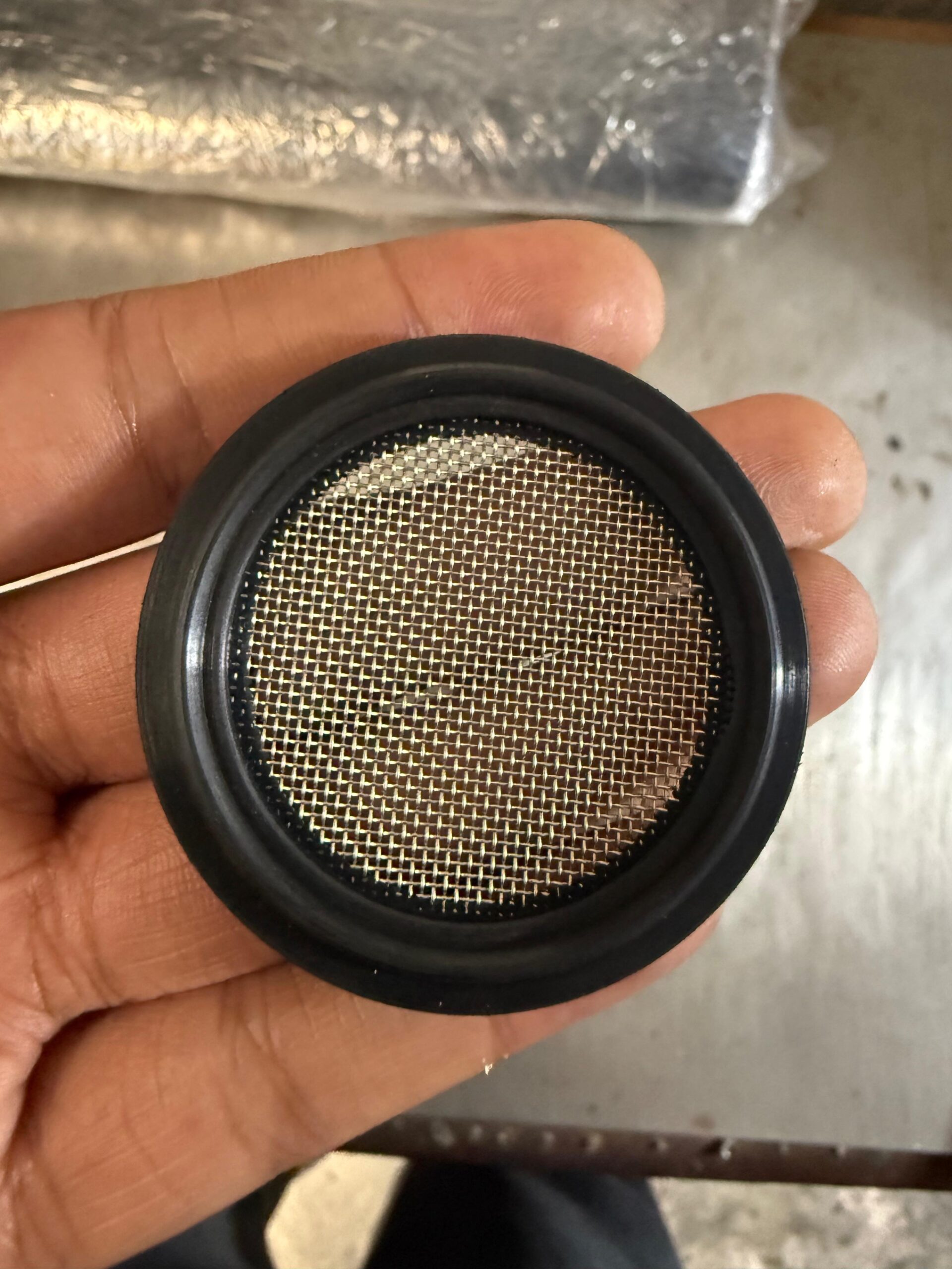 empaque clamp con malla 2