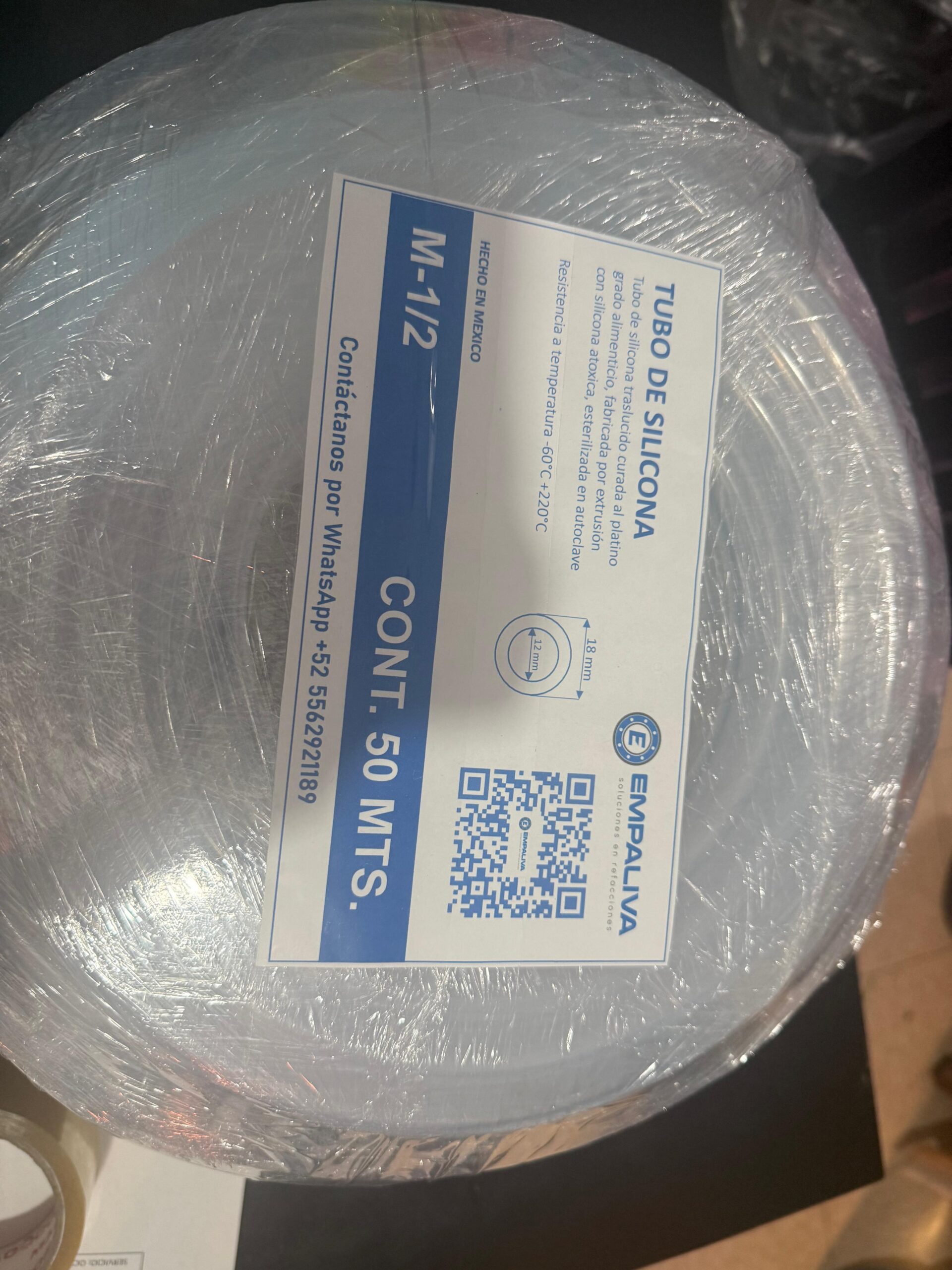 manguera de silicon empaliva